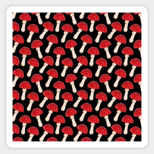 Fly Agaric Red Mushroom Pattern Sticker